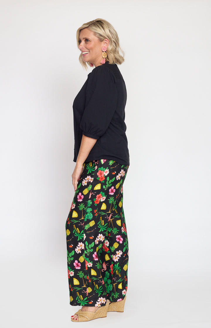 Penelope Pant in hello sunshine black