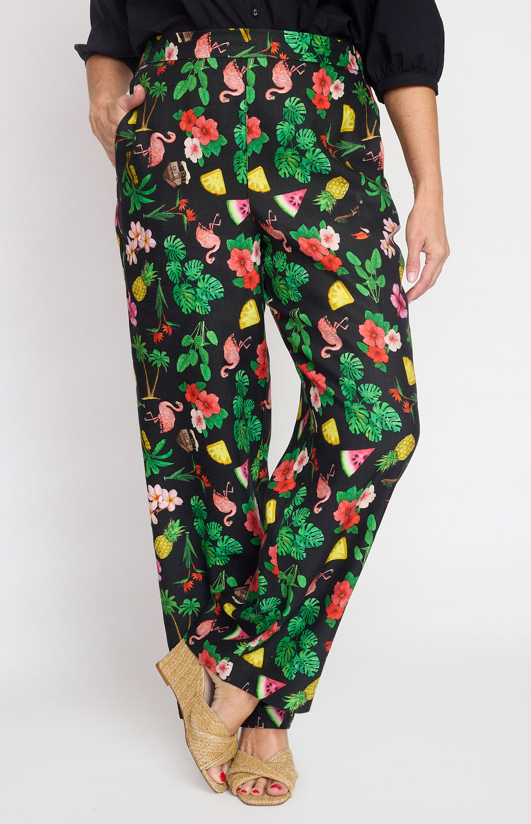 Penelope Pant in hello sunshine black