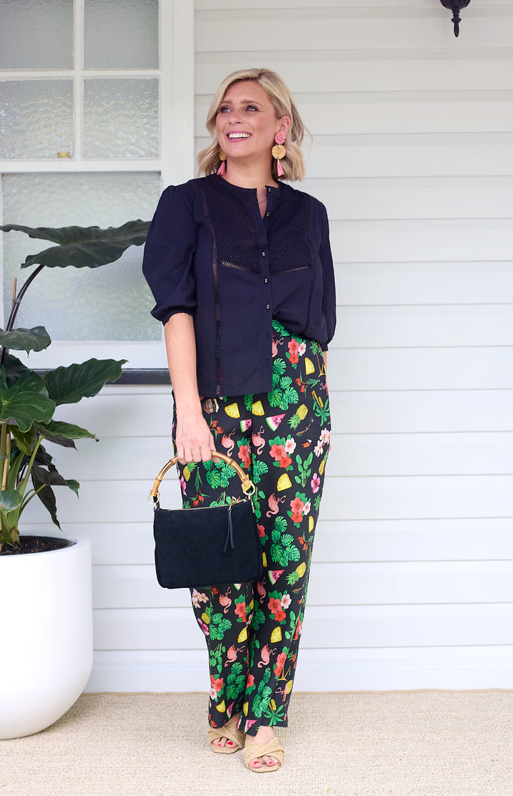 Penelope Pant in hello sunshine black