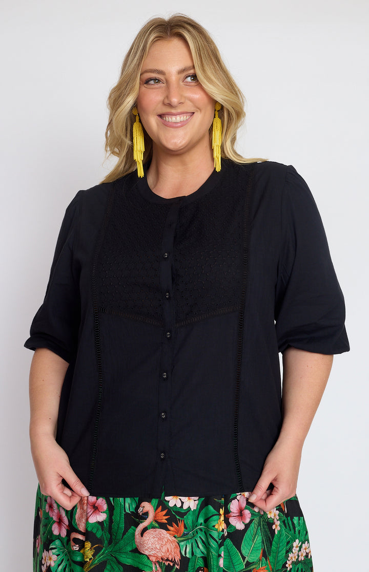 Kellie Top in black