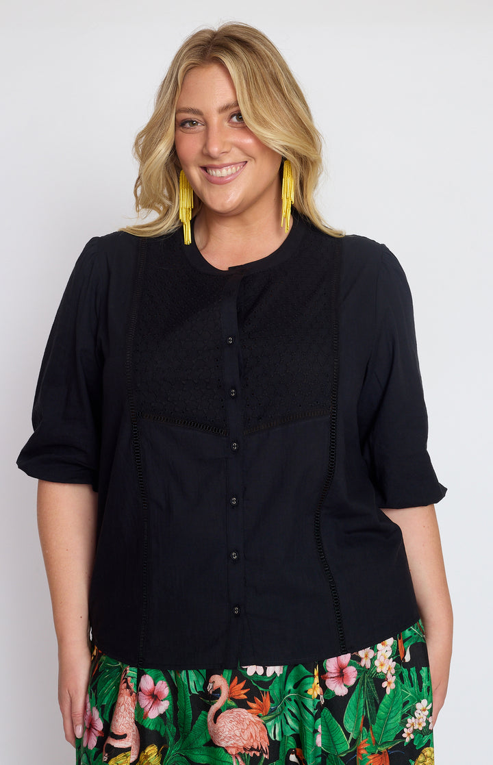 Kellie Top in black