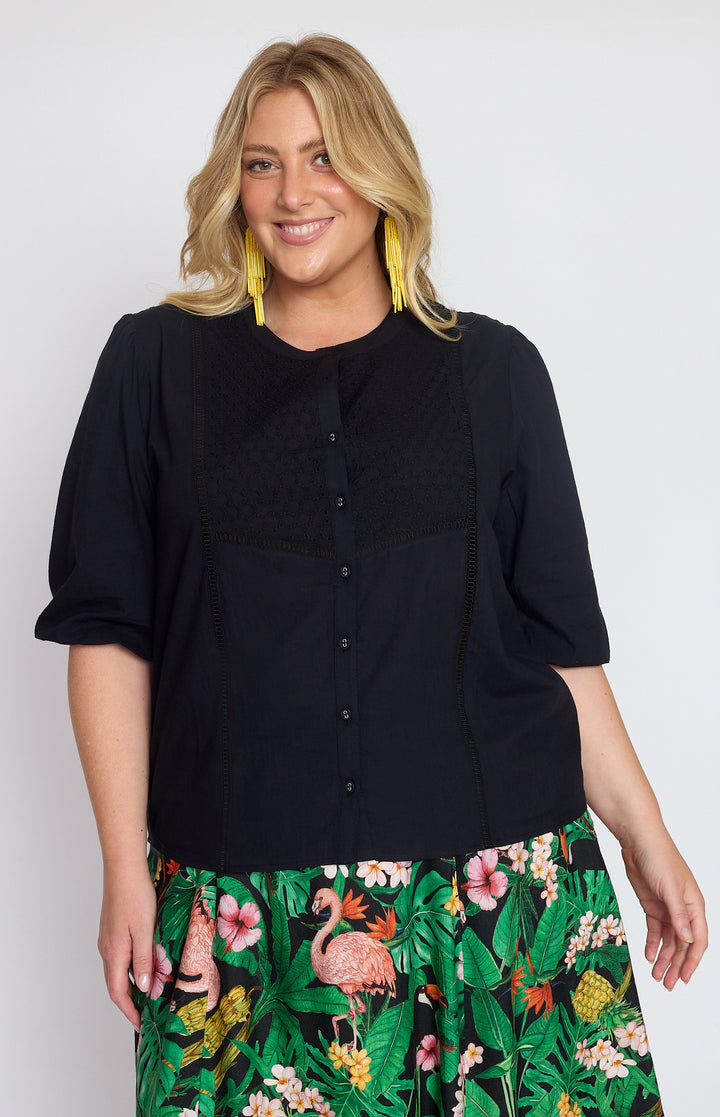 Kellie Top in black