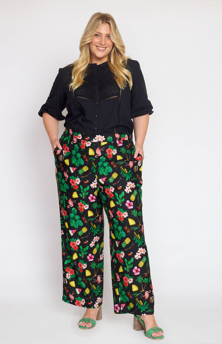 Penelope Pant in hello sunshine black