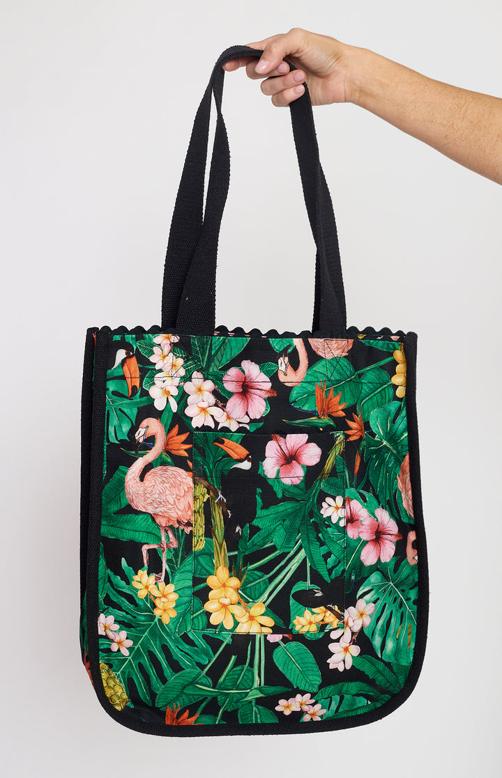 Bits and Bobs Tote in hello sunshine black