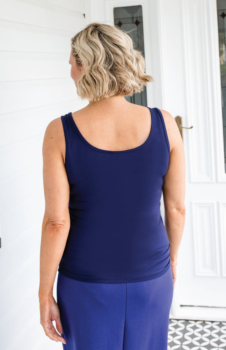 Bamboo Cami in navy