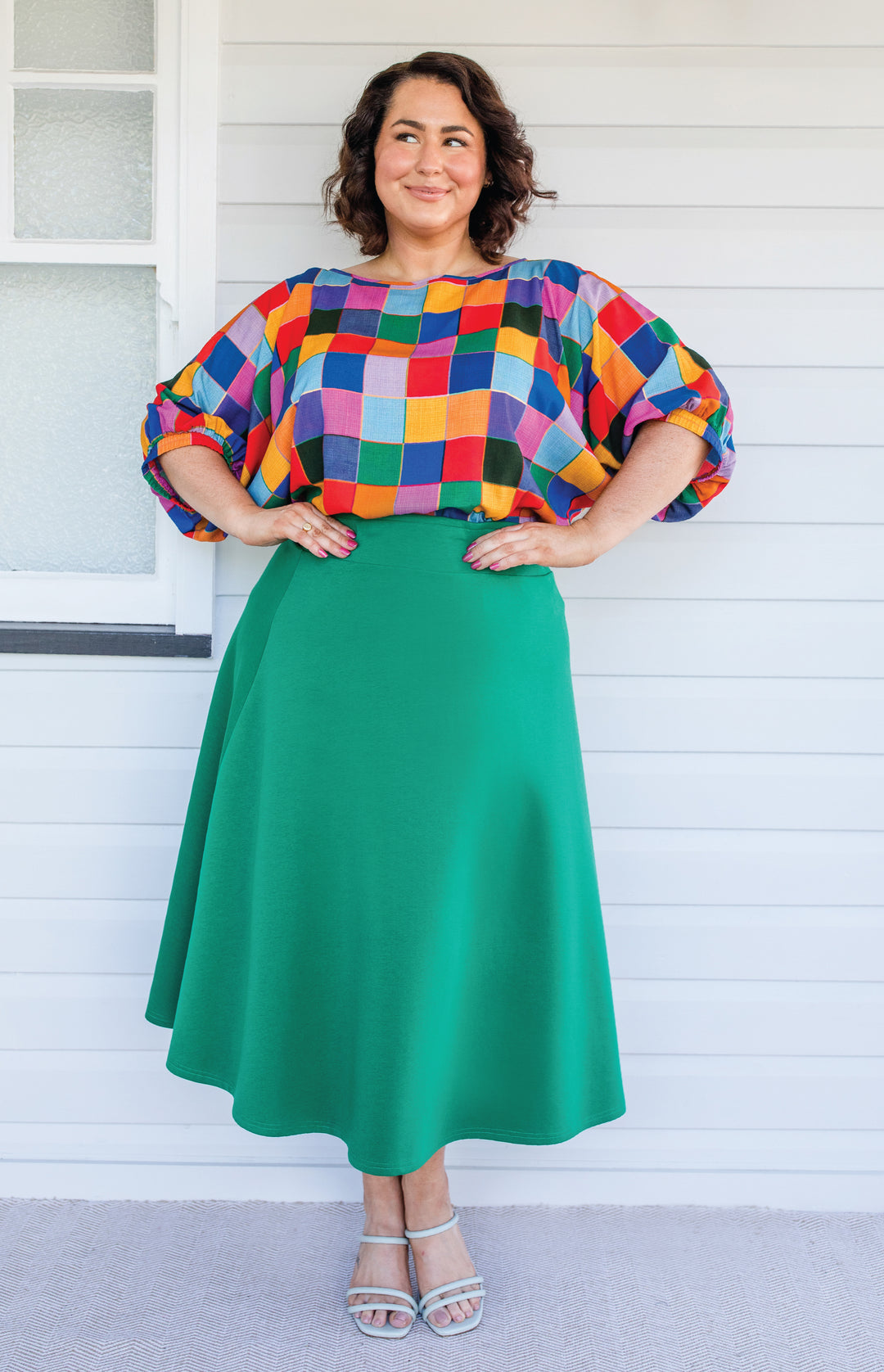 Our Favourite Ponte Skirt in green