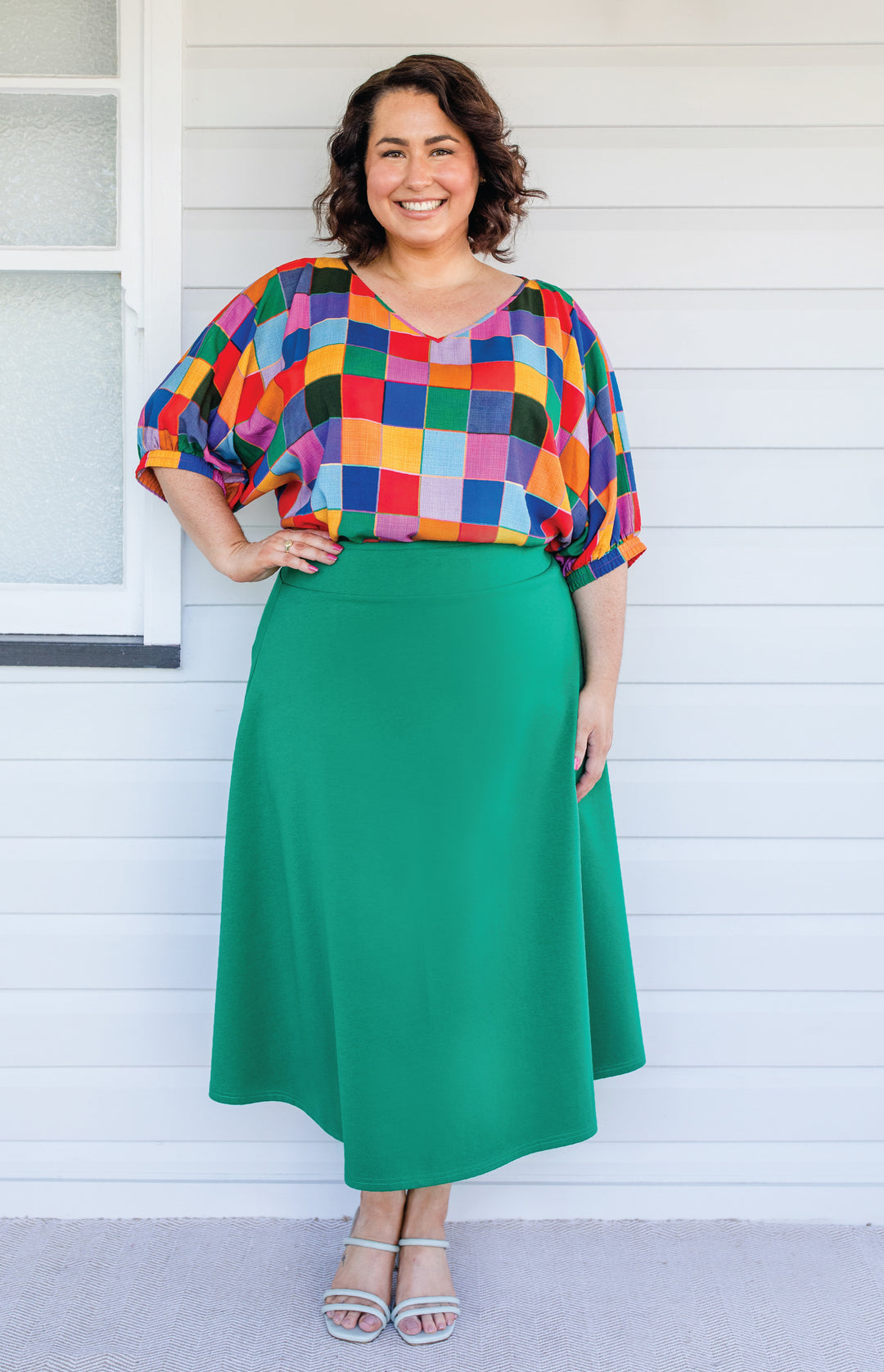 Our Favourite Ponte Skirt in green