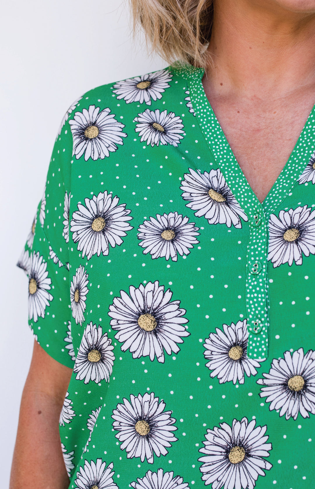 Florida Top in daisy days green