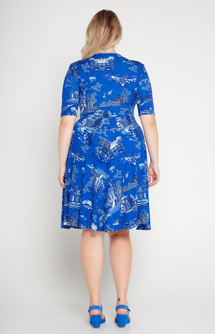 Cleo Dress in something blue