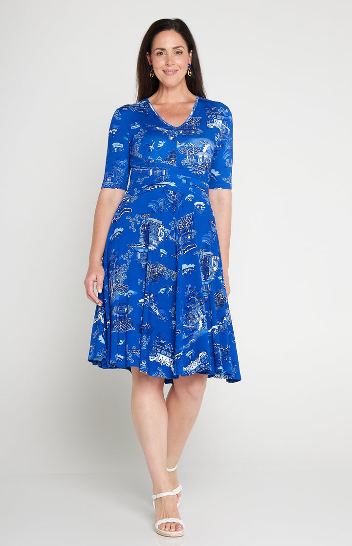 Cleo Dress in something blue