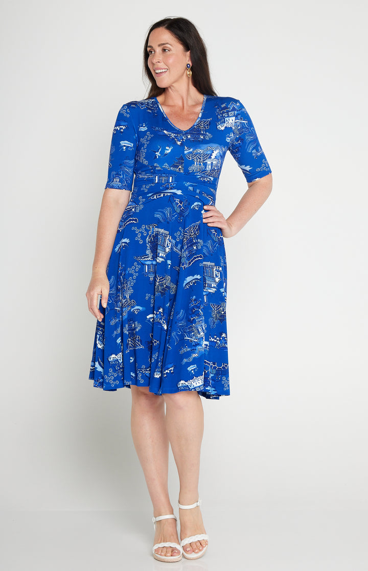 Cleo Dress in something blue