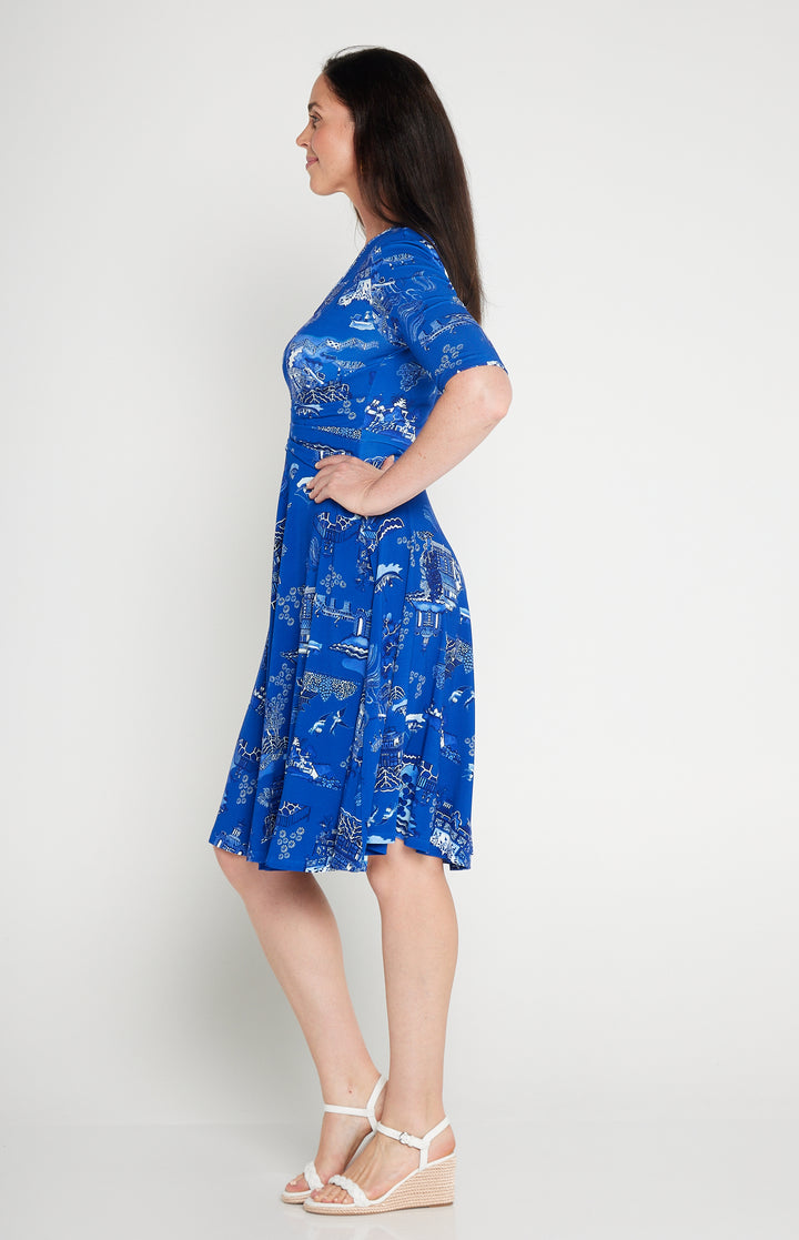 Cleo Dress in something blue