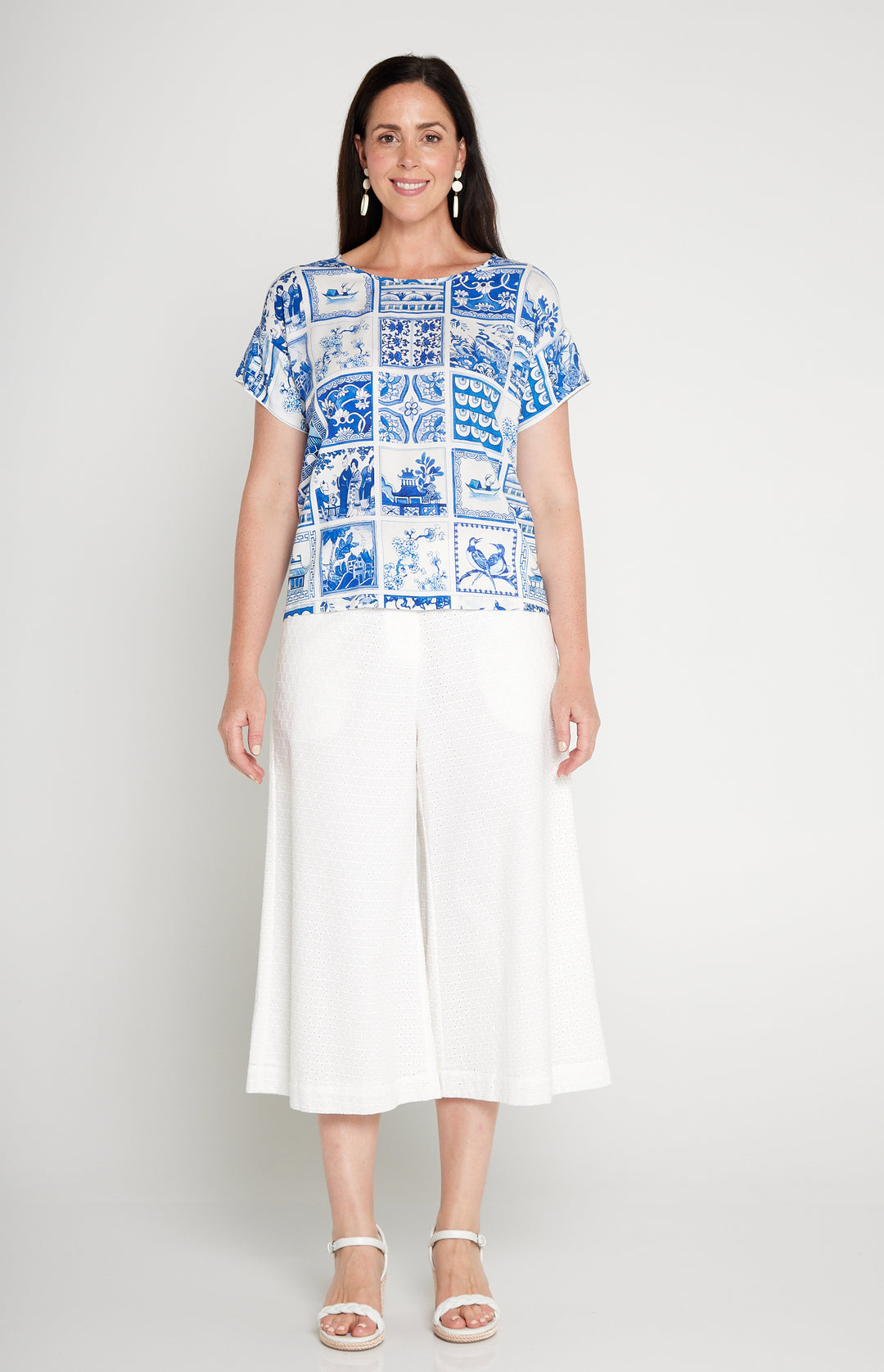 Jane Culotte in broderie white