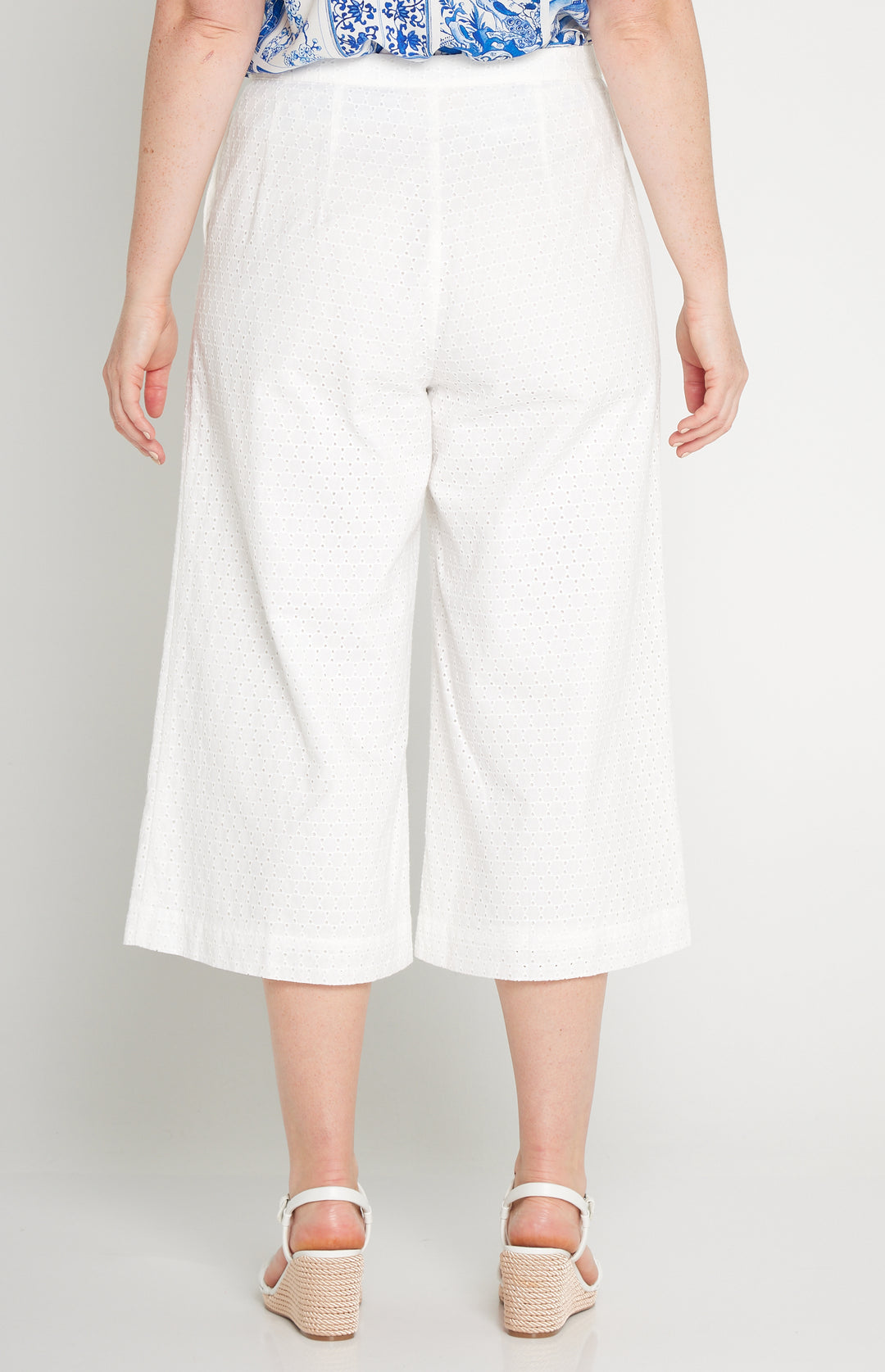 Jane Culotte in broderie white