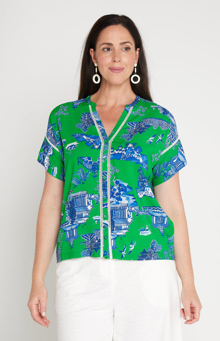 Florida Top in something green