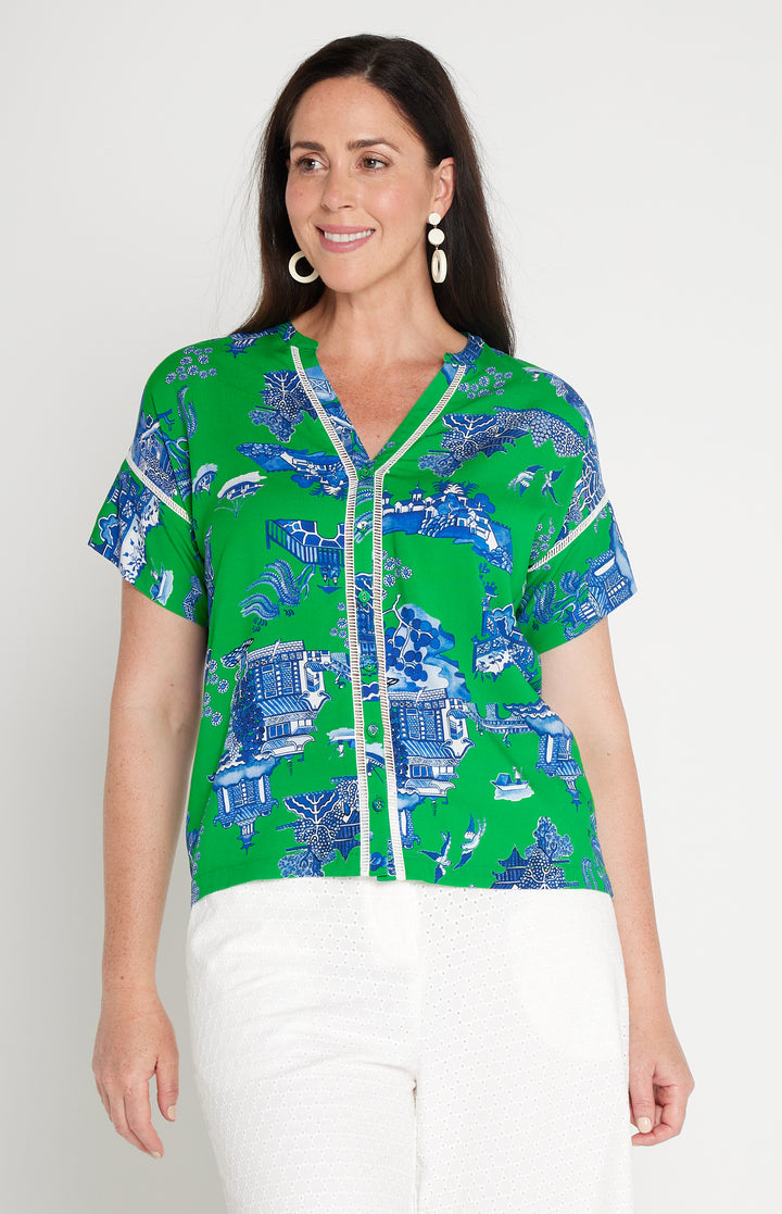 Florida Top in something green