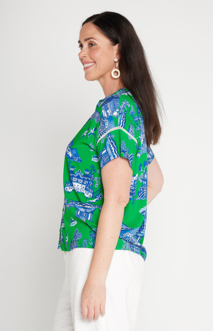 Florida Top in something green