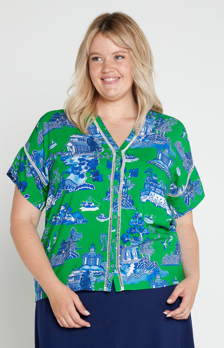 Florida Top in something green