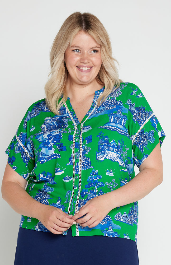 Florida Top in something green