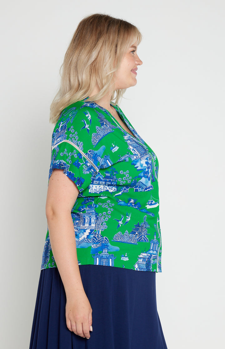 Florida Top in something green