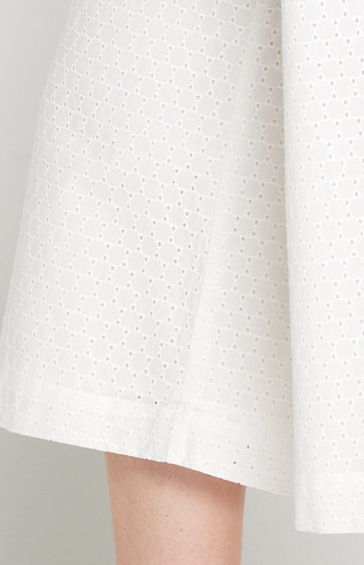 Jane Culotte in broderie white