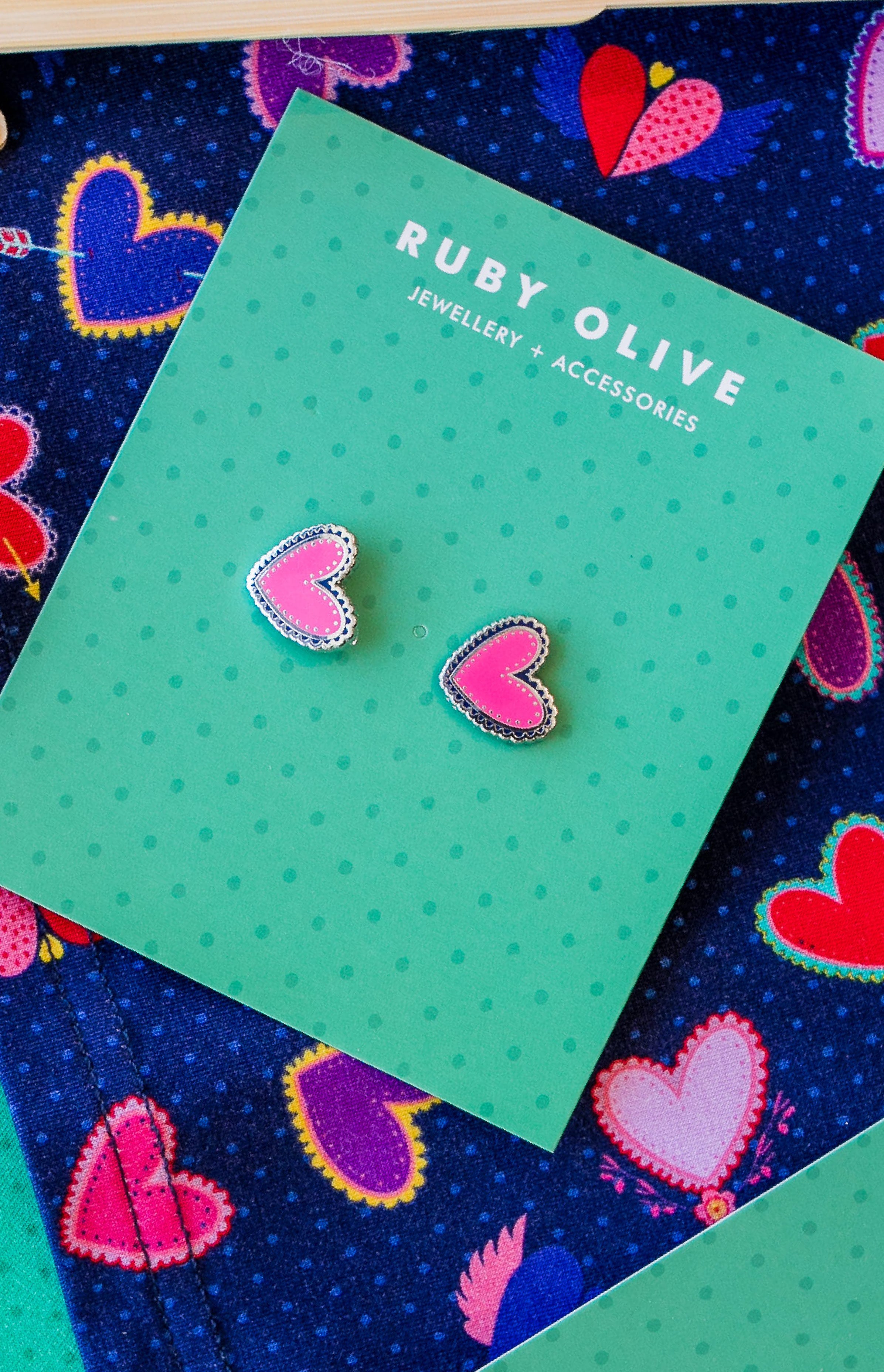 Ruby olive deals earrings